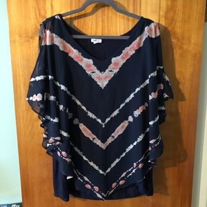 Cold Shoulder Layered Westport Top